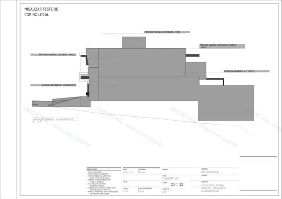 Elevação lateral direita